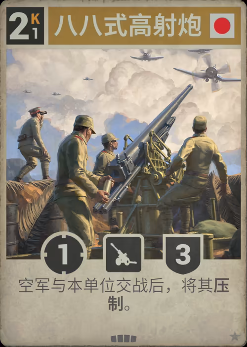 八八式高射炮 · Kards卡图
